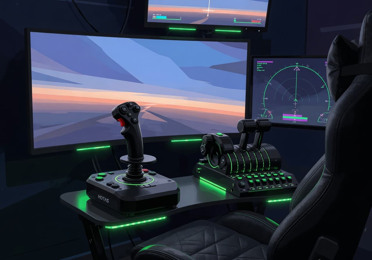 HOTAS Chair Setup